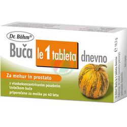 Buča tablete Dr. Böhm za prostato in mehur, 30 tablet
